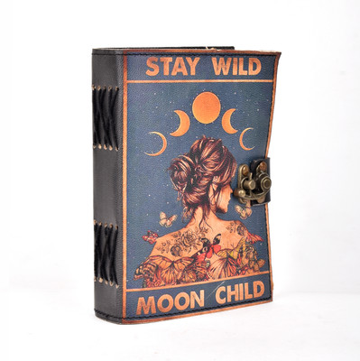 TASH Handicrafts Blank Spell Book of Shadows Journal Witchcraft , Witch Stuff Spell for Women A5 Diary 200 200 Pages(Multicolor)