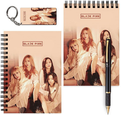 craft maniacs A6 MESSAGE PADS + ONE KEYRING A6 Note Book UNRULED 160 Pages(Multicolor, Pack of 2)
