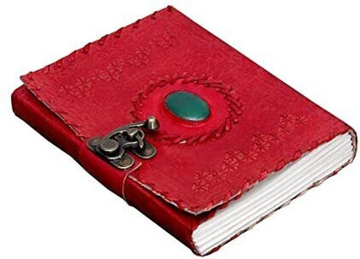 RSN Handcrafted A5 Notebook unruled 100 Pages(Red)