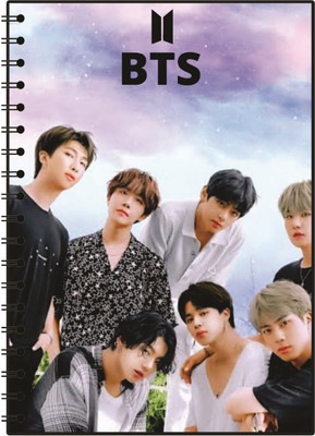 ShivaArts BTS A5 Diary 160 Pages(Multicolor)