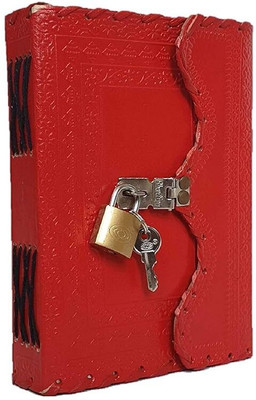 Mateshwari Handicraft HANDICRAFTS GIFT Regular Notebook UNRULED 100 Pages(Red)