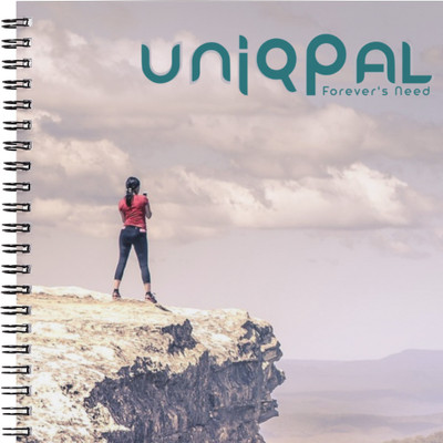 UNIQPAL Set of 3 A4 Notebook UNRULED 200 Pages(Multicolor, Pack of 3)