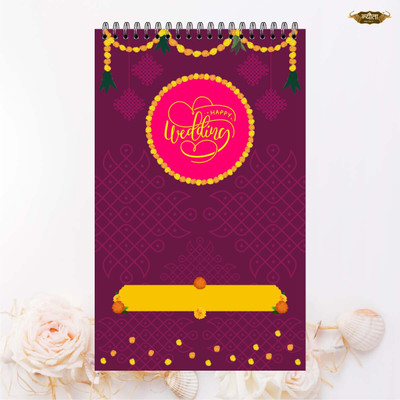 Nyouta Wedding Notepad Regular Note Pad Single Ruled. 100 Pages(Vows Journal)
