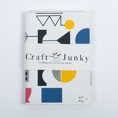 CRAFT JUNKY 1 A5 Diary Unruled 100 Pages(White)