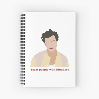 craft maniacs HARRY STYLES COLLECTION A5 Diary RULED 160 Pages(White)