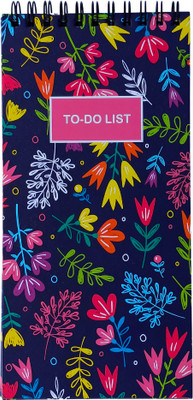 Jaya Sanskriti Elegant floral A4 Note Pad Designed 60 Pages(Multicolor)