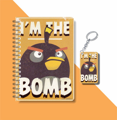 craft maniacs ANGRY BIRDS 2023 COLLECTION A5 Notebook RULED 160 Pages(Multicolor)