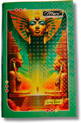 Kakiko Egyptian A4 Notebook PLAIN 160 Pages(Green, Pack of 3)