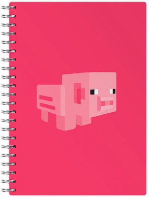 craft maniacs MINECRAFT NOTEBOOK COLLECTION A5 Diary RULED 160 Pages(Black)