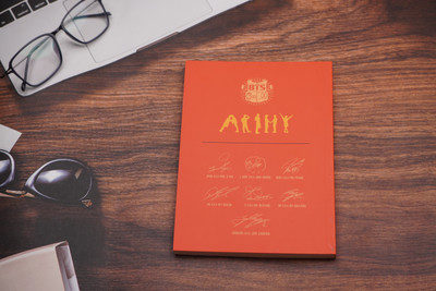 OFFO BTS A5 Notebook Ruled 200 Pages(Multicolor)