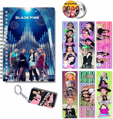 craft maniacs 2023 BLACKPINK DIARY & 3 FREEBIE COLLECTION A5 Diary RULED 160 Pages(BLACKPINK SPECIAL)