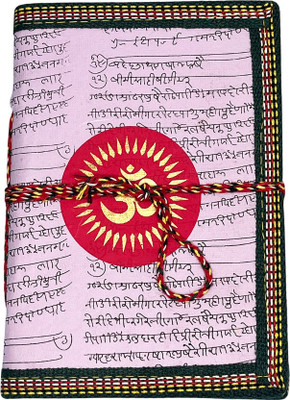 Diwam handicrafts HAND PRINTED DIARY COLLECTION A7 Diary Unruled Pages 42 Pages(red & pink)