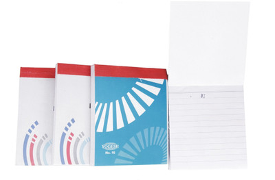 NOZOMI VSvinodstationers Regular Bill Book Unrule 1000 Pages(White, Pack of 10)