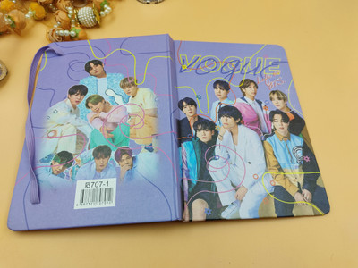 Paper Bear BTS Regular Diary single 60 Pages(Purple, Pack of 2)