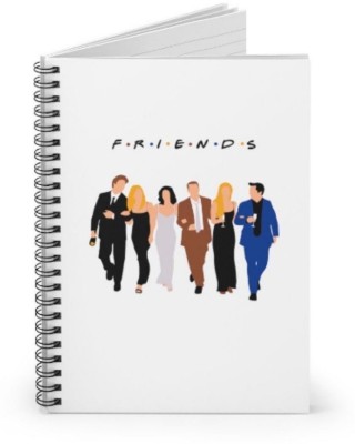 craft maniacs F.R.I.E.N.D.S NOTEBOOK A5 Diary RULED 160 Pages(Multicolor)