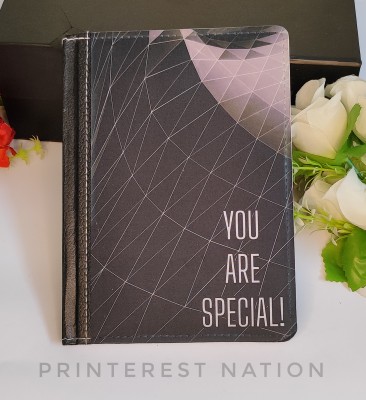 Printerest Nation You are special Notebook A5 Notebook Ruled 100 Pages(Black)