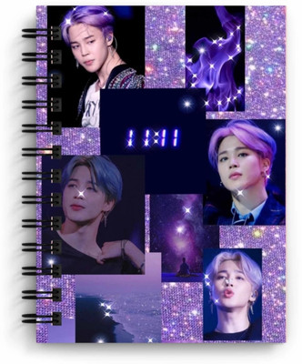 craft maniacs BTS DIARY COLLECTION A5 Diary RULED 160 Pages(Multicolor)