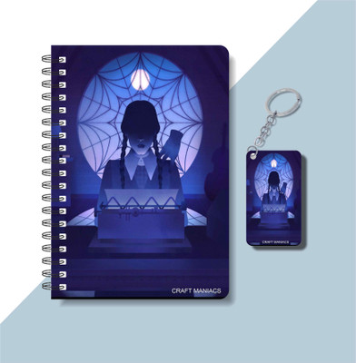 craft maniacs NOTEBOOKS A5 Notebook RULED 160 Pages(Purple)