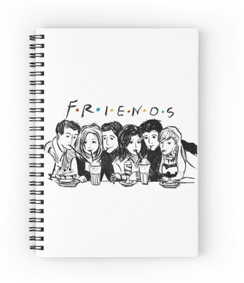 craft maniacs F.R.I.E.N.D.S NOTEBOOK A5 Diary RULED 160 Pages(Multicolor)