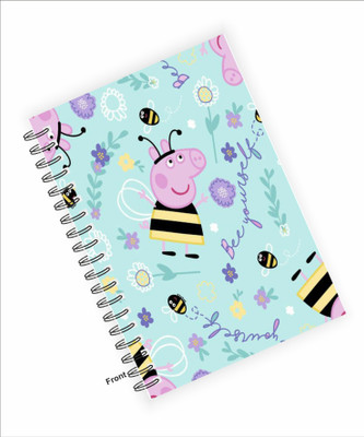craft maniacs PEPPA PIG 2023 COLLECTION A5 Notebook RULED 160 Pages(Multicolor)