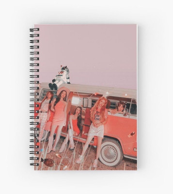 craft maniacs BLACKPINK DIARY A5 Diary RULED 120 Pages(Multicolor)