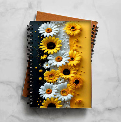 CreativePrintSolution Handcrafted A4 Notebook Single Rule 200 Pages(Multicolor)