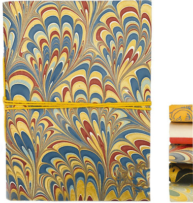 CRAFT JUNKY Recycled handmade A5 Diary Unruled 100 Pages(Multicolor)