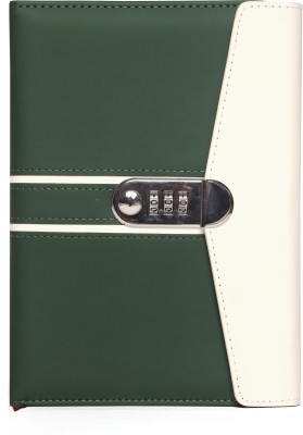 Wishbone Number Lock A5 Diary RULED 224 Pages(Green)