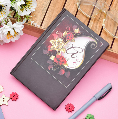 SPM Cardborad Design Cover Travel Journal Diary and also for Gifting Purpose A4 Diary Ruled 144 Pages(Brown)
