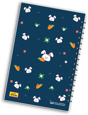 Desi Feriwala Valentine A5 Notebook Ruled 100 Pages(Blue)