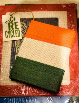 Indha Craft Tri Colour Jute Diary Regular Diary Plain 50 Pages(Tricolor)