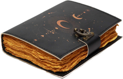 SHRIVACRAFTS Handmade Regular Diary Unruled 200 Pages(Multicolor)