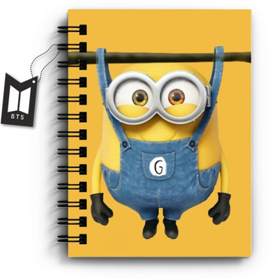 craft maniacs MINION COLLECTION A5 Notebook RULED 160 Pages(Multicolor)