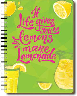 Nourish 12 Month Life Planner A5 Planner/Organizer Ruled 200 Pages(LEMONADE)