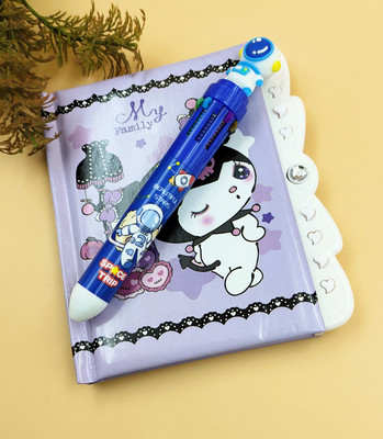 Paper Bear Kuromi Regular Diary Designer 55 Pages(Multicolor)