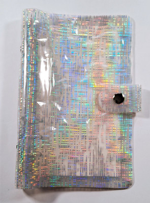 Untreasured A6 Designer Binder A6 Journal Checks 45 Pages(Silver, White)