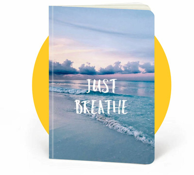 craft maniacs A5 SOFT BOUND NOTEBOOK A5 Diary RULED 100 Pages(Blue)