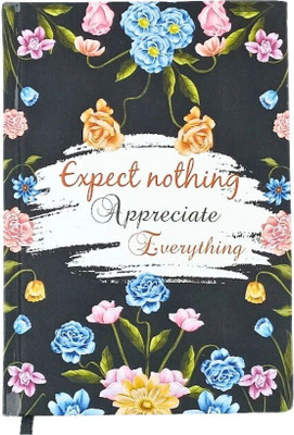 CRAFTOPIX Regular A5 Diary Ruled 192 Pages(Multicolor)