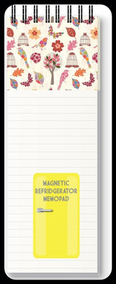 Nourish Magnetic Memo Pad_DRY Regular Memo Pad RULED 50 Pages(BIRDCAGE)