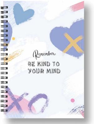 craft maniacs A5 A5 Notebook RULED 160 Pages(REMEMBER BE KIND TO YOUD MIND)