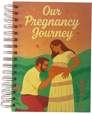 Bop Canvases Pregnancy Diary A5 Journal Printed 120 Pages(Multicolor)