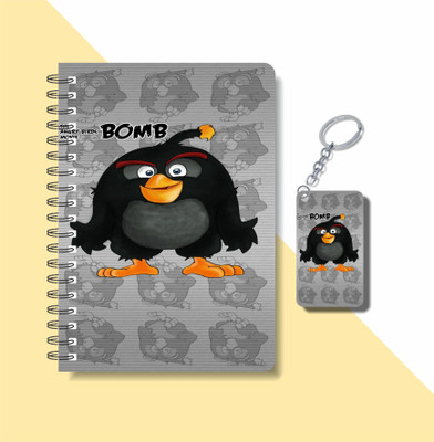 craft maniacs ANGRY BIRDS 2023 COLLECTION A5 Notebook RULED 160 Pages(Multicolor)