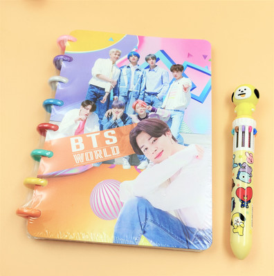 Paper Bear BTS A4 Diary ruled 160 Pages(Multicolor)