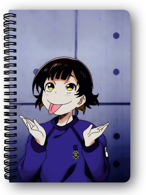 Goku Ki Dukan Blue Lock Anime Notebook |Free Stickers A5 Diary Unruled 150 Pages(Mulitcolour)