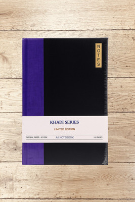 Raghav Collection Basic Office Notebook A5 A5 Diary Ruled / Lined 192 Pages(Purple, Black)