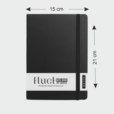 ANUPAM Fluct Ruled Journal Notebook 80Gsm Dot-Grid Notebook Matte Finish PU Cover A5 Notebook Daily Journal Notebook For Engineering,Notes Taking & Writing In School & Office 160 Pages(Black) ANUPAM Fluct Ruled Journal Notebook 80Gsm Dot-Grid Notebook Matte Finish PU Cover A5 Notebook Daily Journal Notebook For Engineering,Notes Taking & Writing In School & Office 160 Pages(Black)