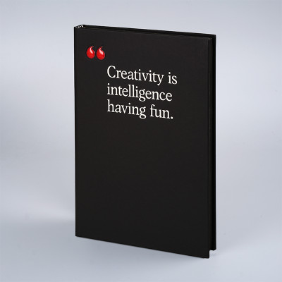 PaperPassion Muse Notes Apostrophe Regular Notebook Ruled 240 Pages(Black)