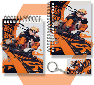 craft maniacs ITACHI UCHIHA A6 NOTEBOOKS A6 Notebook UNRULED 100 Pages(Multicolor)