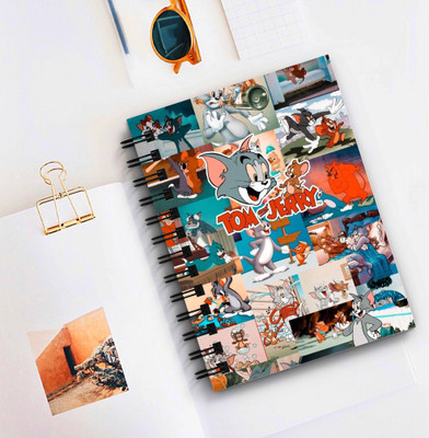 DI-KRAFT Wiro Binding | Spiral Diary Notebook For Office Use | Gift (5*7 Inch, 160 Pages) A5 Diary Unruled 160 Pages(Multicolor-4)