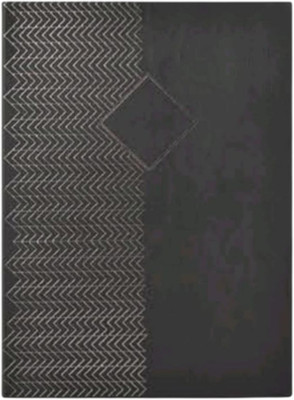 Pia Creations chevron pattern diary A5 Journal Single Line Rulled 192 Pages(Black)